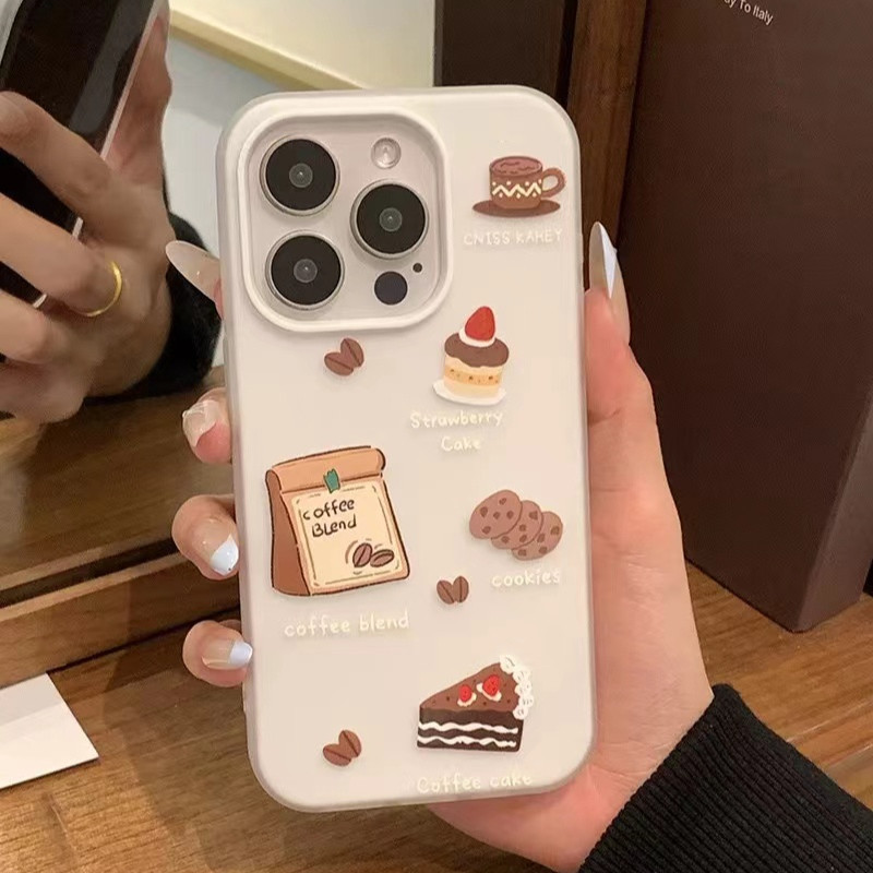 2 in 1 เค้กน่ารักสีขาวสําหรับ Samsung s22 s22plus ultra Case Girly S23 S23Plus s23fe s24 s24plus s24ultra กระเป๋าสตางค์ปกหลัง