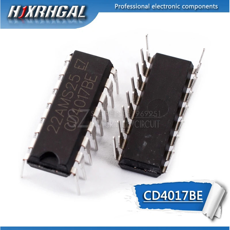 10 CD4017BE DIP16 CD4017 DIP CD4017B 4017