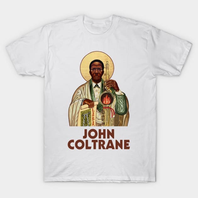 [COD]เสื้อยืด John Coltrane Holy Saxophone T-Shirtเกาหลี สีดำ การ์ตูน เซ็กซี่ ใส่เดินทาง