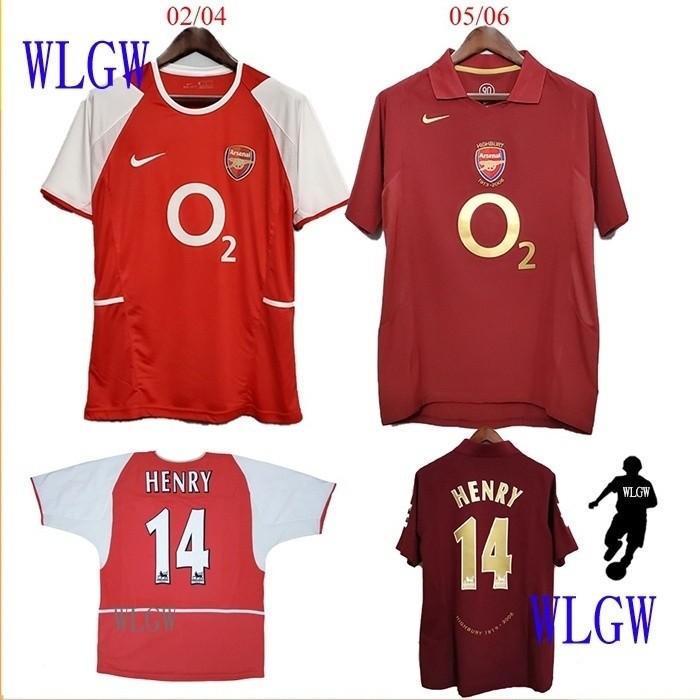 Wlgw 2002-2004 2005-2006 เสื้อฟุตบอล Arsenal Retro S-XXL