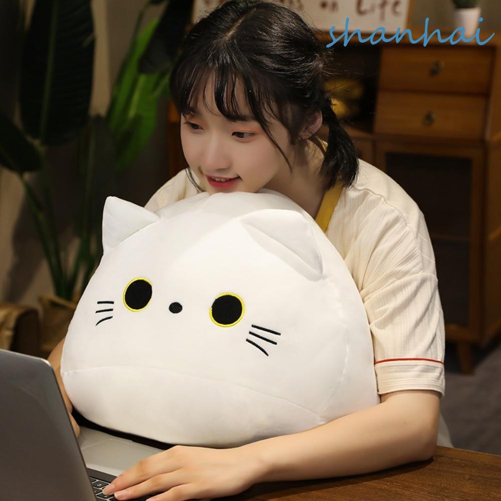 Shanhai แมวดําตุ๊กตาตุ๊กตาของขวัญวันเกิดแมวน่ารักรูปเครื่องประดับห้องนอนของขวัญวันวาเลนไทน์ตุ๊กตาสัตว์ของเล่นตุ๊กตาแมวรูปตุ๊กตาของเล่น