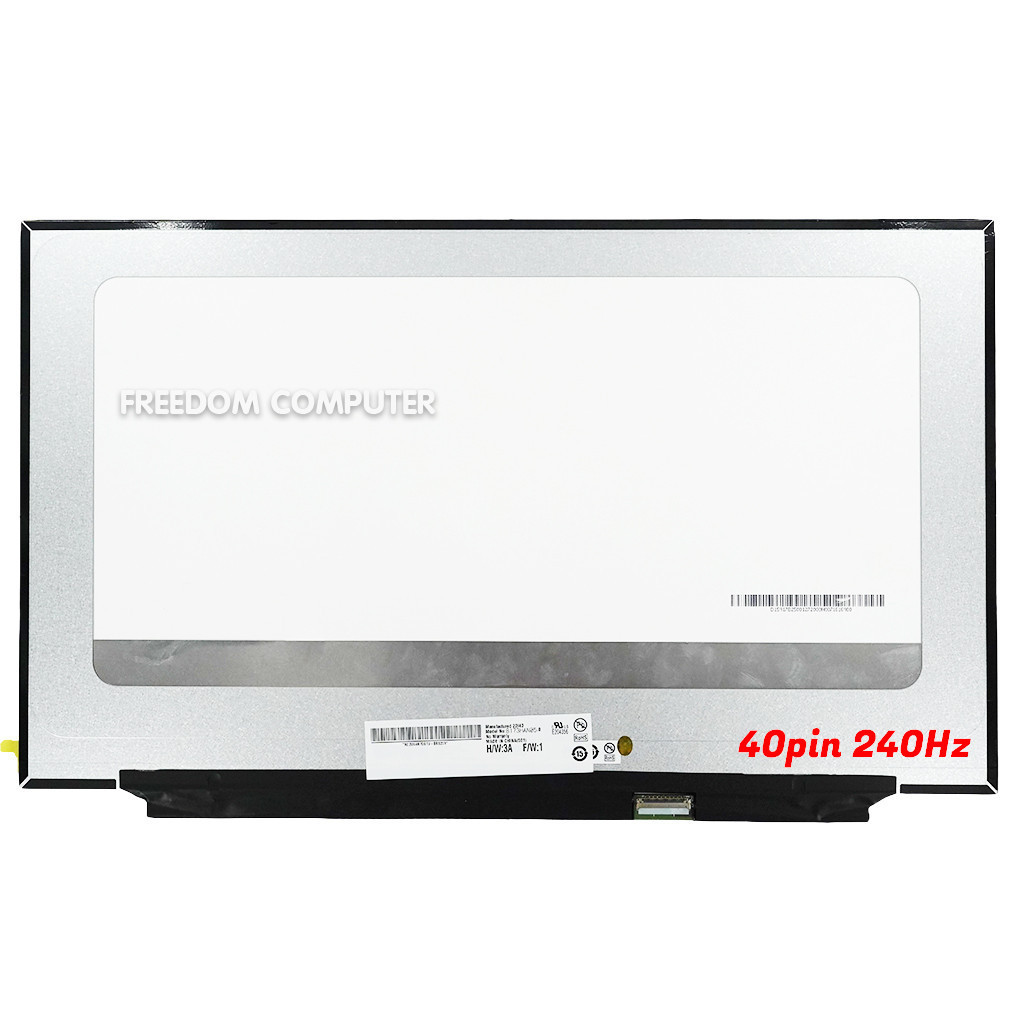 หน้าจอโน๊ตบุ๊ค 17.3 จอโน๊ตบุ๊ค MSI GE75 RAIDER 9SF-1047TH B173HAN05.0 40Pin รุ่นที่เป็นจอ 240HZ