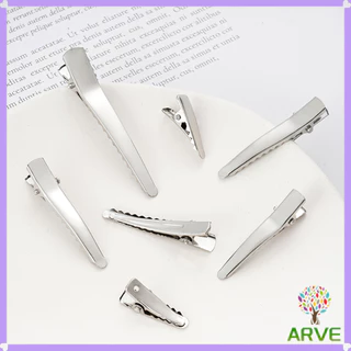 ARVE กิ๊บปากเป็ด วัสดุโลหะ อุปกรณ์เสริม DIY อุปกรณ์ร้านทำผม Hair Clips