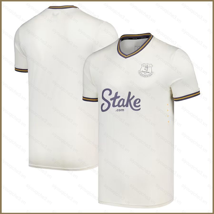 Gh 2024-2025 Premier League Everton Football Club Third Jersey เด็กผู้ใหญ่ฟุตบอลเสื้อยืด Plus ขนาด