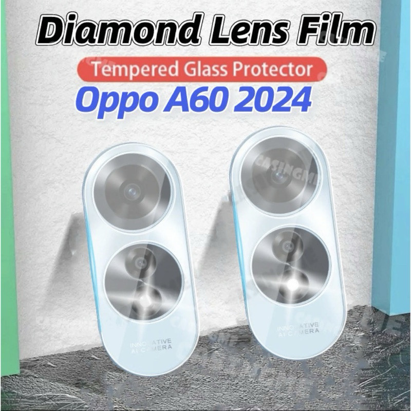 ตรงรุ่น Oppo A60 ฟิล์มกระจกกันรอย เลนส์กล้อง เต็มเลนส์ Oppo A60 4G 2024