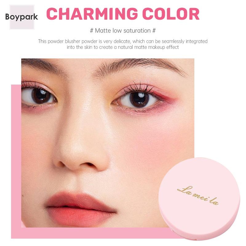 BY.thNude Color Blusher Beginner Monochrome Blusher Students Natural Brightening Blusher Plate-BY
