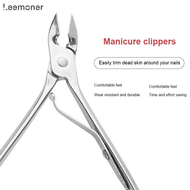 [Lemon]เล็บ CuticleNippers สแตนเลส Cuticle ปัตตาเลี่ยน ที่จัดการมาอย่างยาวนาน-LN