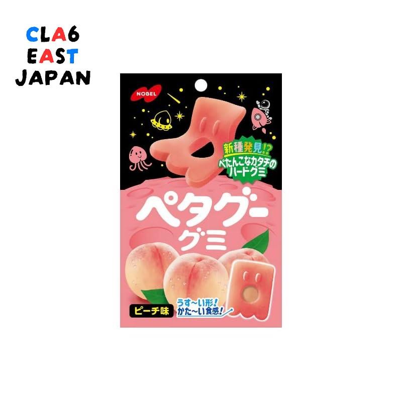 Nobel Petagu Gummy Peach 50g×12 bags (6×2)