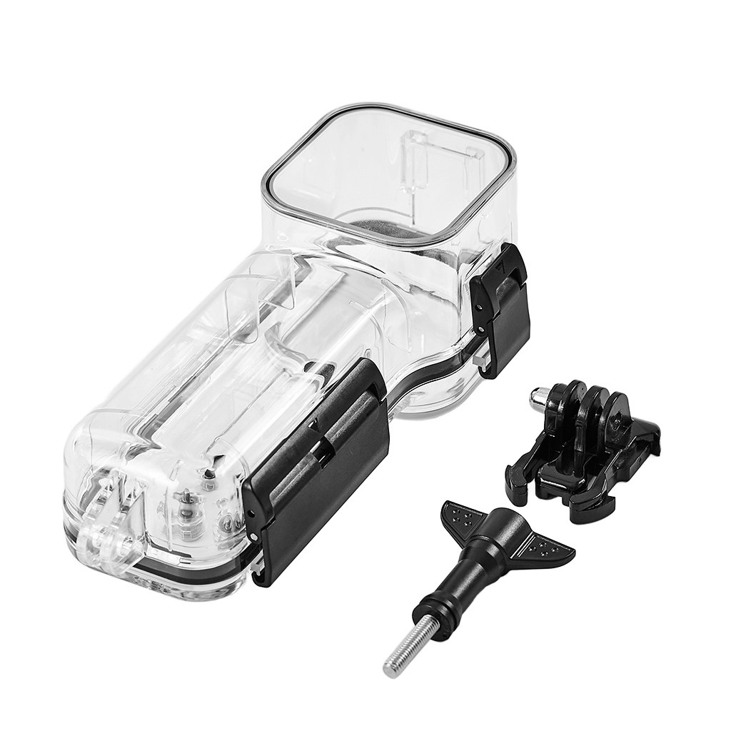 Feichao สําหรับ DJI OSMO Pocket 3 60M กันน้ําดําน้ําเต็มที่มองไม่เห็นป้องกันกรณีพร้อมอะแดปเตอร์เมาท์