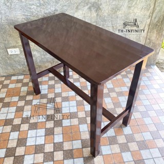 🔥ส่งฟรี🔥 โต๊ะทำงานไม้สัก 100*50*สูง75 ซม. (ก*ลึก*ส) สีโอ๊คเข…