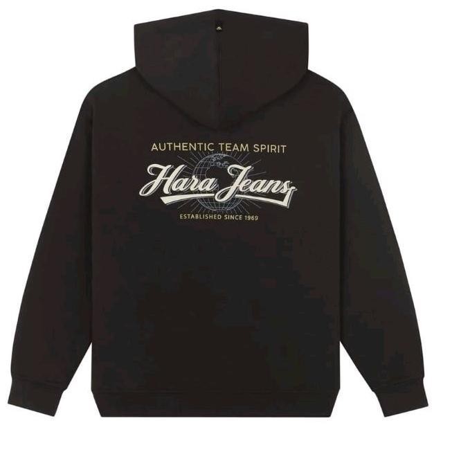 ( พร้อมส่ง ) การพิมพ์Hara เสื้อฮู้ดแขนยาว ผ้าฝ้ายแท้ แขนยาว100% แบบ แฟชั่น การพิมพ์ เสื้อฮู้ด !!! Unisex（M-3XL） S-5XLS