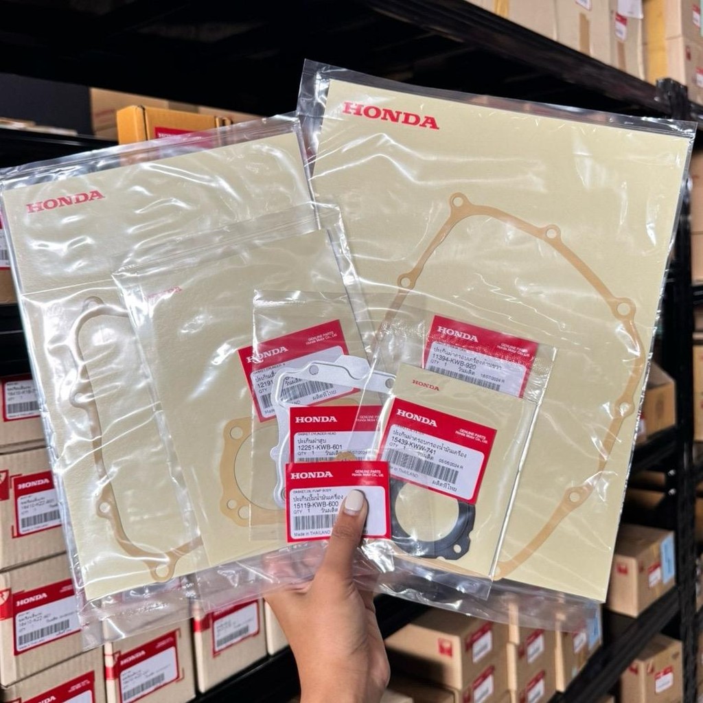 ชุดประเก็น 6 ชิ้น สำหรับ W110i / ดรีม110i /Czi (ปี2009-2020) งานแท้เบิก100% แท้เบิกศูนย์ ได้ครบตามภา