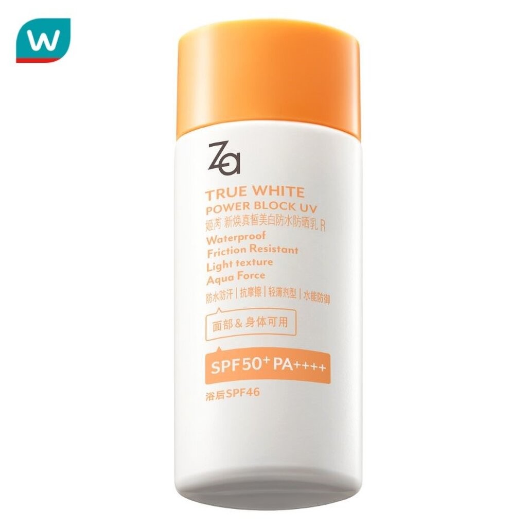 Za ซีเอ ทรูไวท์ พาวเวอร์ บล็อก ยูวี กันแดด SPF50+ PA++++ 50ก.