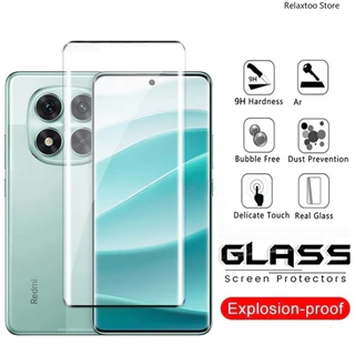 2in1 3D โค้ง กระจกนิรภัย สําหรับ Xiaomi Redmi Note14/Note15 Pro/Plus/Pro+ 4G/5G ป้องกันเลนส์กล้อง ด้านหลัง ฟิล์มแก้ว