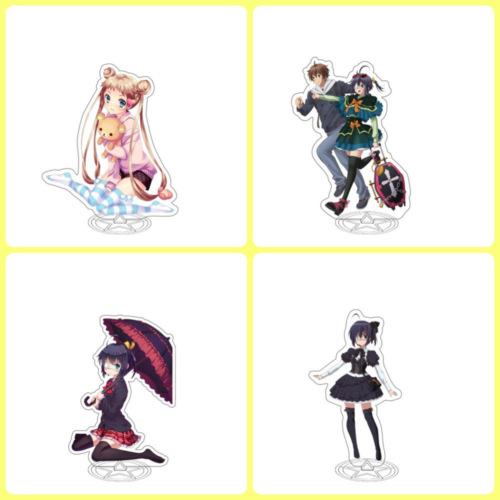 โมเดลสแตนดี้ แม้กระทุ้งนีฮิซัคแต่ยังอยากรัก! Rikka Takanashi อุปกรณ์ตกแต่งโต๊ะทํางานเข้ามุมศึกษาน่าร