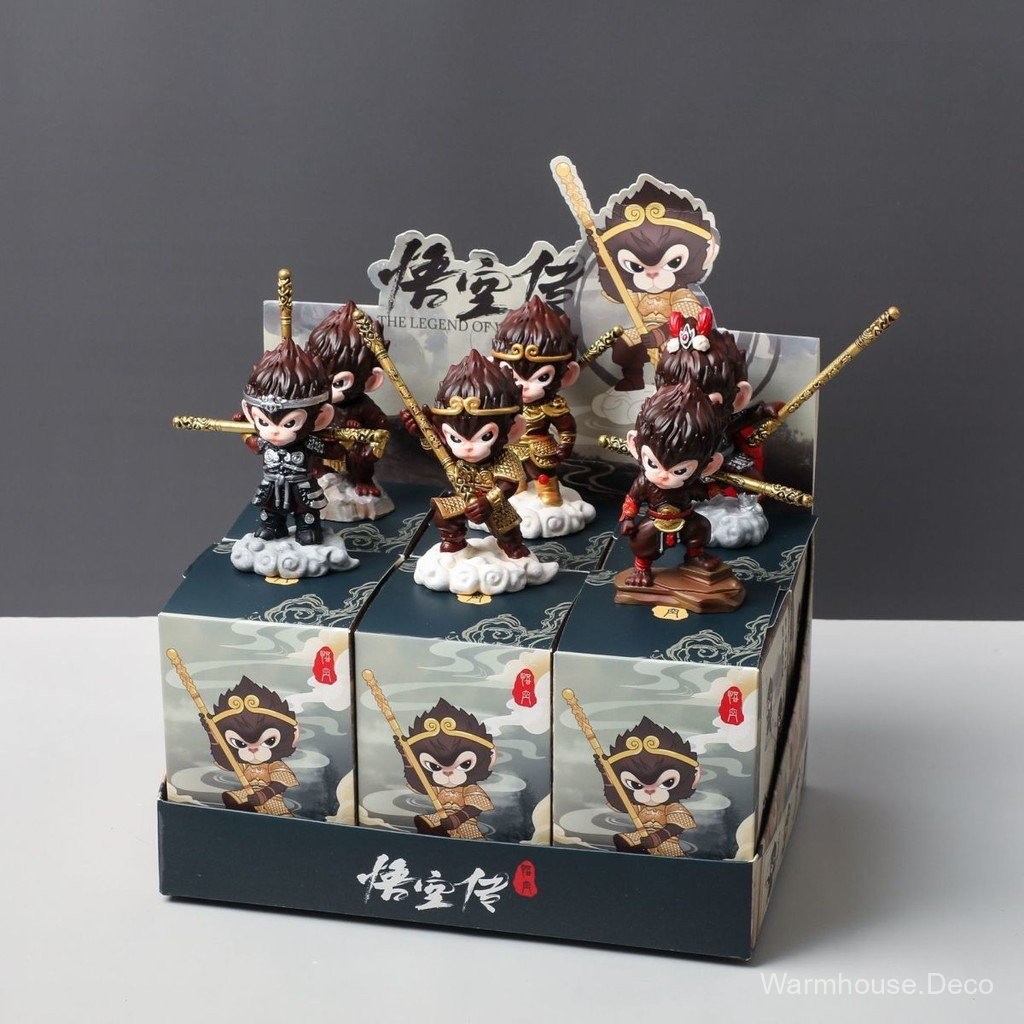 2pcs ตำนานสีดำ Wukong เกมทำมือแบบสุ่ม Great Sage Golden Cudgel Stick Decoration ของขวัญวันเกิด Journey to the West