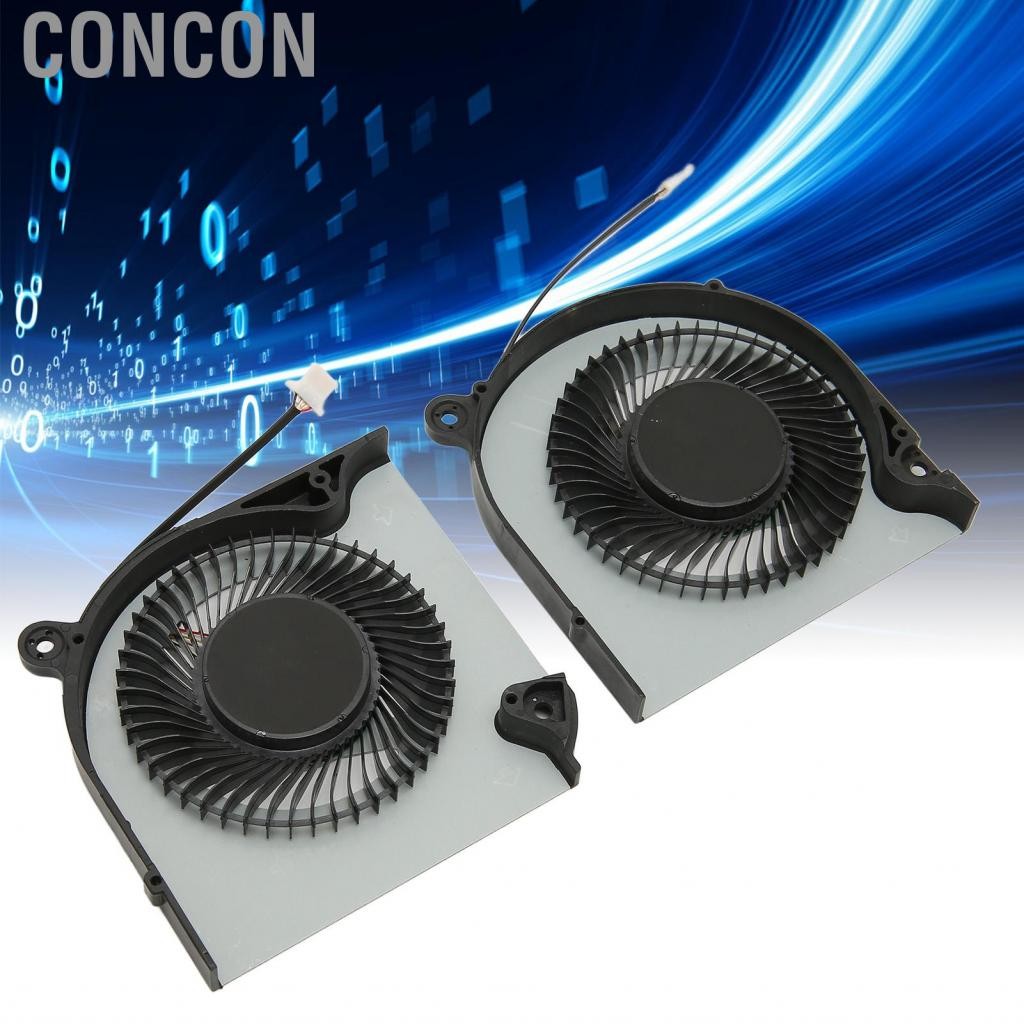 Concon CPU GPU Cooling พัดลม 4 ขา DC 5 V/0.5A Fit สำหรับ Acer Nitro 5 AN515-43 AN515-54 AN517-51 7 AN715-51 FL1k FL78 แล็ปท็อป