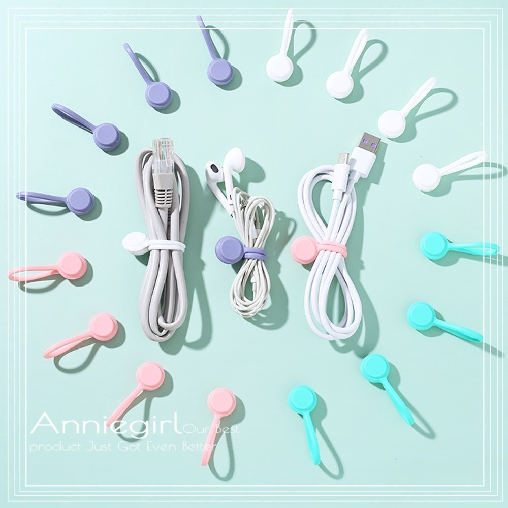 อุปกรณ์คลิปแม่เหล็กสําหรับจัดเก็บสายเคเบิ้ลสายชาร์จ Usb 1 ชิ้น