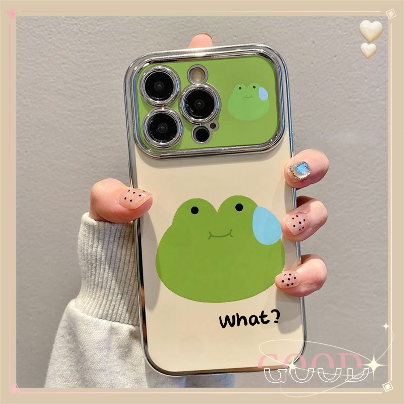 GOOD ส่งจากไทย เคสโทรศัพท์มือถือนิ่ม เคสไอโฟน กันกระแทก สําหรับ iPhone 15 14 13 12 11 Promax 7 8Plus XR XSMax เหงื่อ กบ