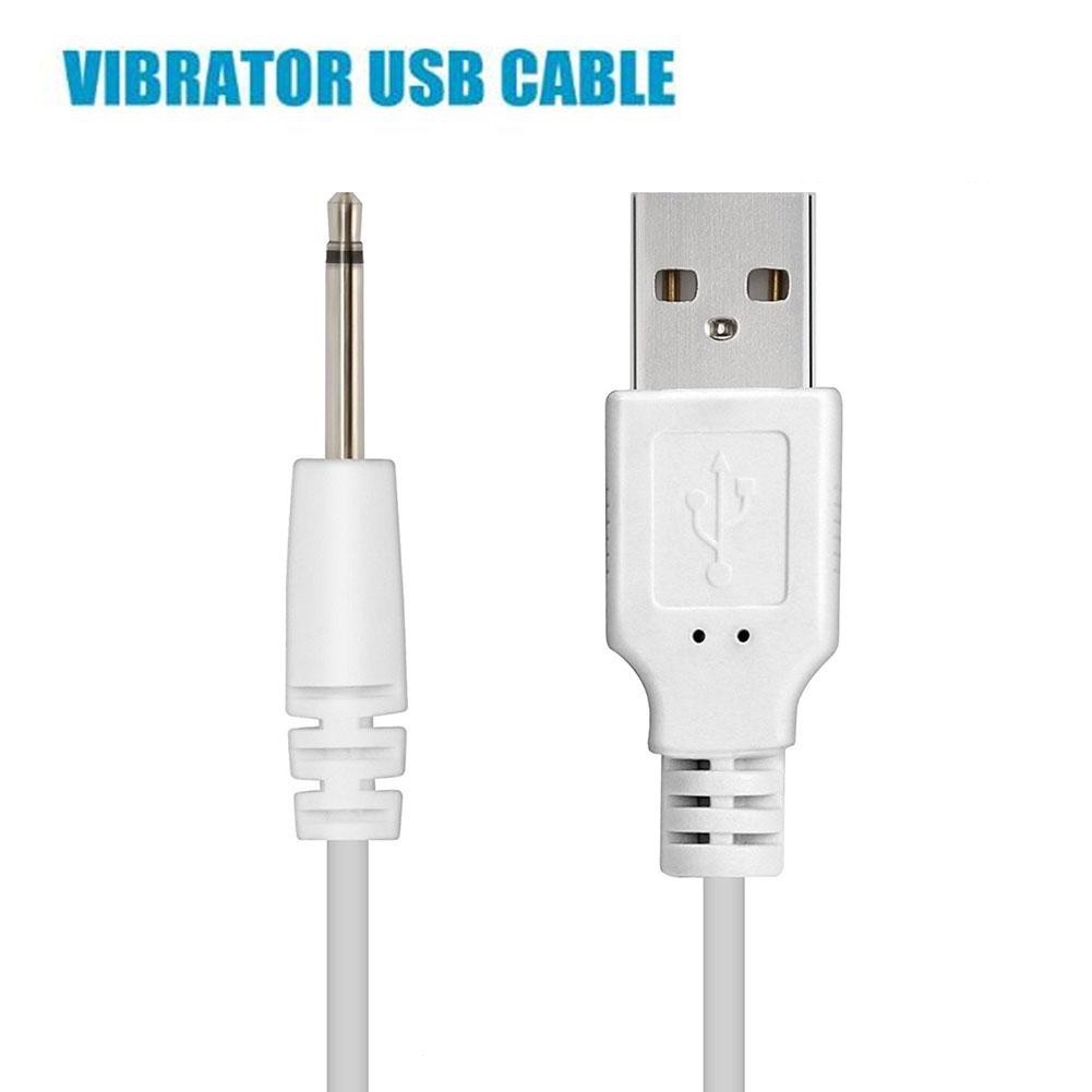 USB DC 2.5 vibrator Charger สายเคเบิลสำหรับของเล่นผู้ใหญ่แบบชาร์จไฟได้เครื่องนวดอุปกรณ์เสริม Universal USB Power Supply