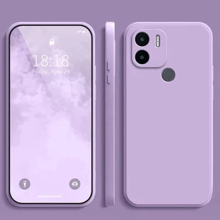 เคส Redmi A2 Plus / A1+ สีทึบ Redmi A1 Plus / A2 + เคสซิลิโคนป้องกันการตกสีธรรมดาเรียบง่าย YT