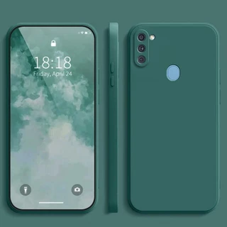 เคส Samsung A11 M11 สีทึบ Samsung M11 A11 เคสป้องกันซิลิโคนป้องกันการตกสีธรรมดาเรียบง่าย YT