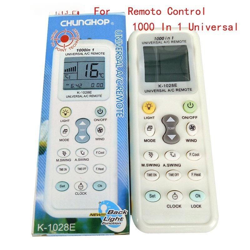 เปลี่ยน K-1028 สําหรับ AC A/C Remoto ควบคุม K-1028E 1000 In 1 Universal Air Conditioner เปลี่ยนใหม่