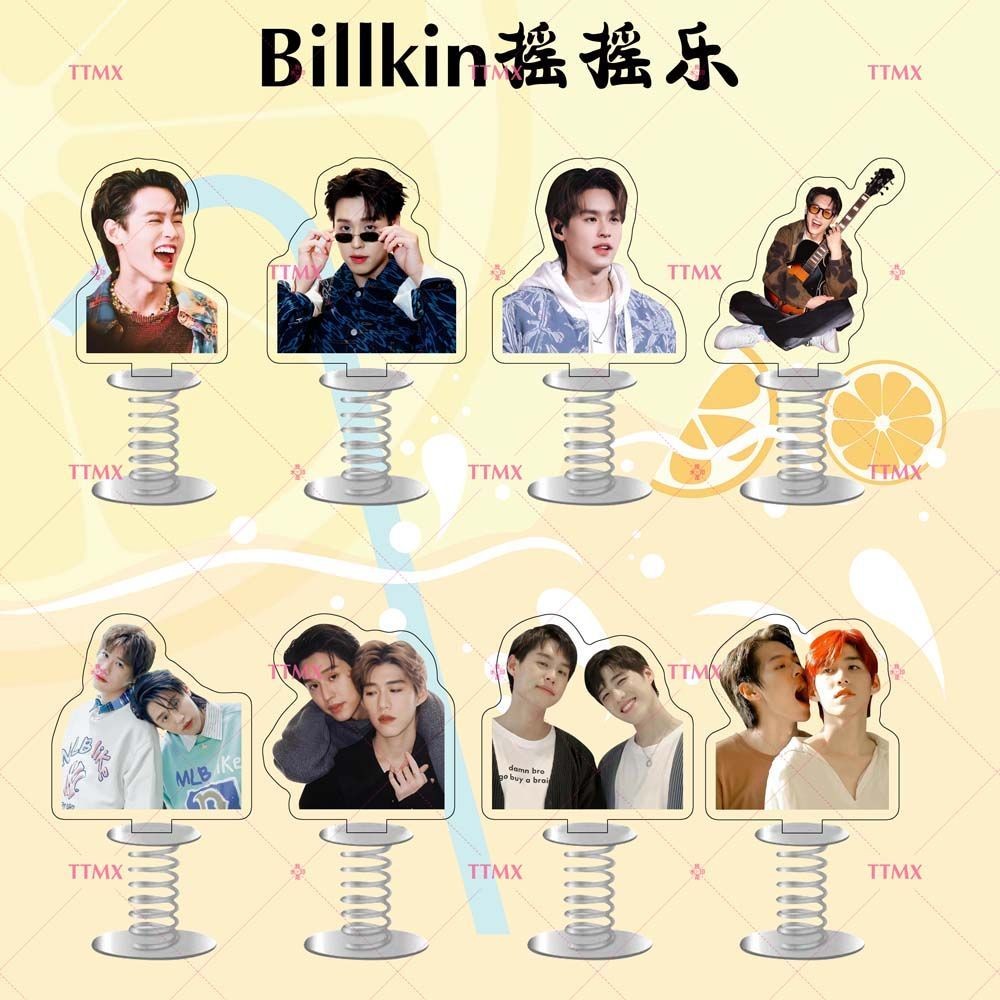 Bkpp Lin Yi Kai Yakeli Spring Shake Music Fun มินิหล่อคลายการบีบอัดของตกแต่งเดสก์ท็อป