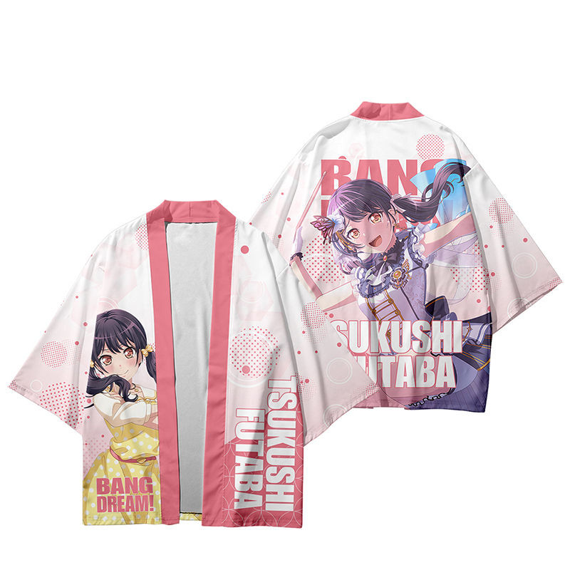 Bang Dream Morfonica Orchestra Merchandise Haori Kurada Mashiro Kiritani Toroko cos เสื้อผ้าอนิเมะ