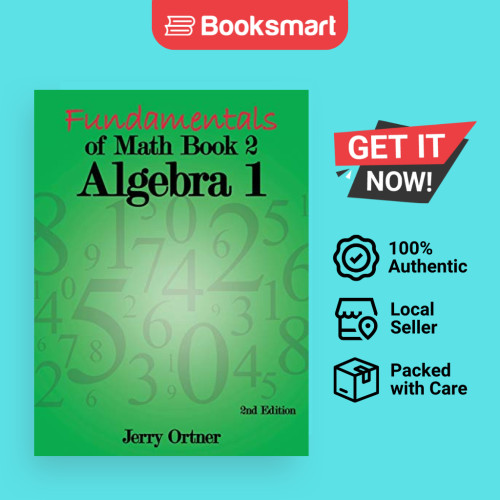 Fundamentals Of Math Book 2 Algebra 1 - ปกอ่อน - อังกฤษ - 9781452070001