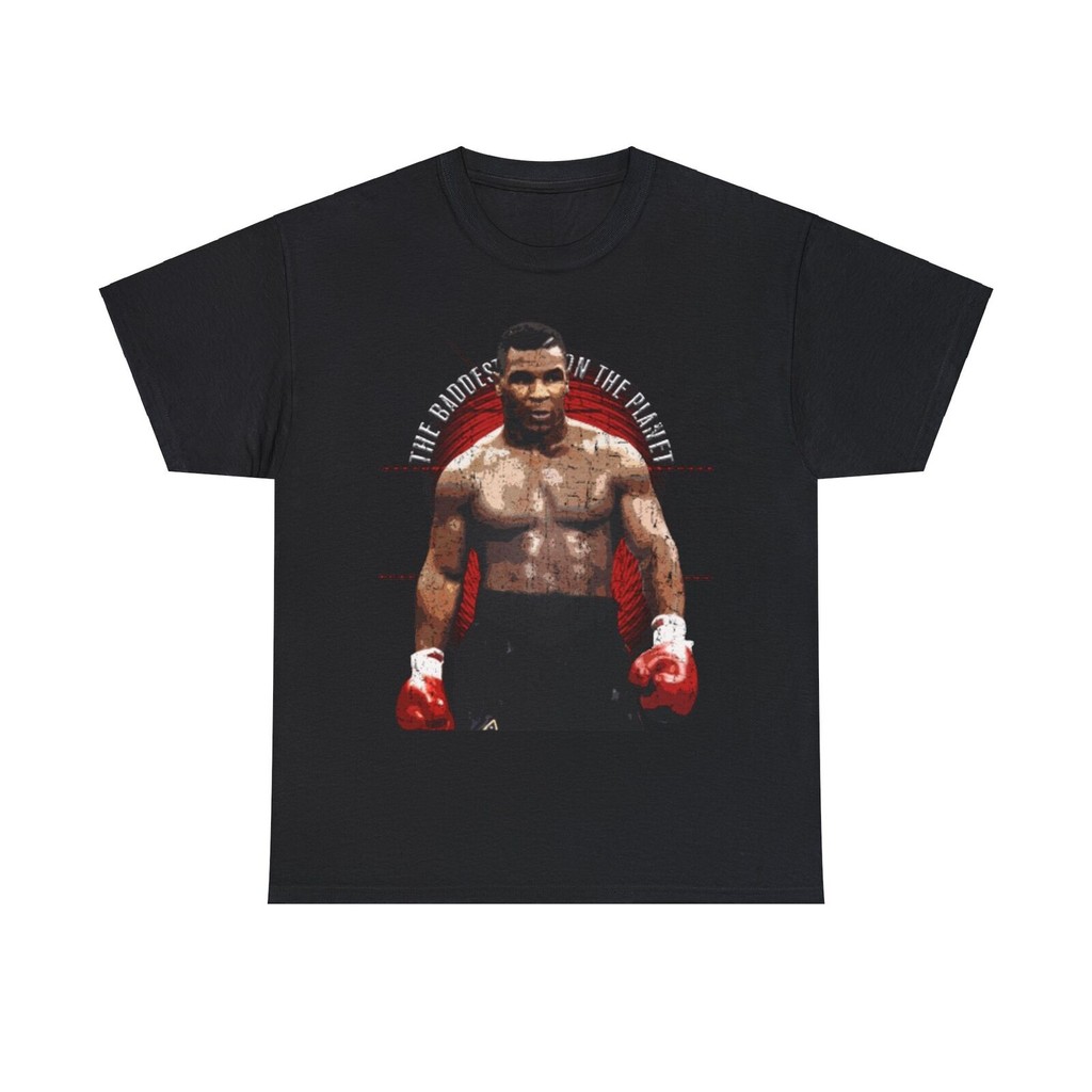 เสื้อยืด Vintage Mike Tyson เสื้อยืดผ้าฝ้ายหนัก Tyson