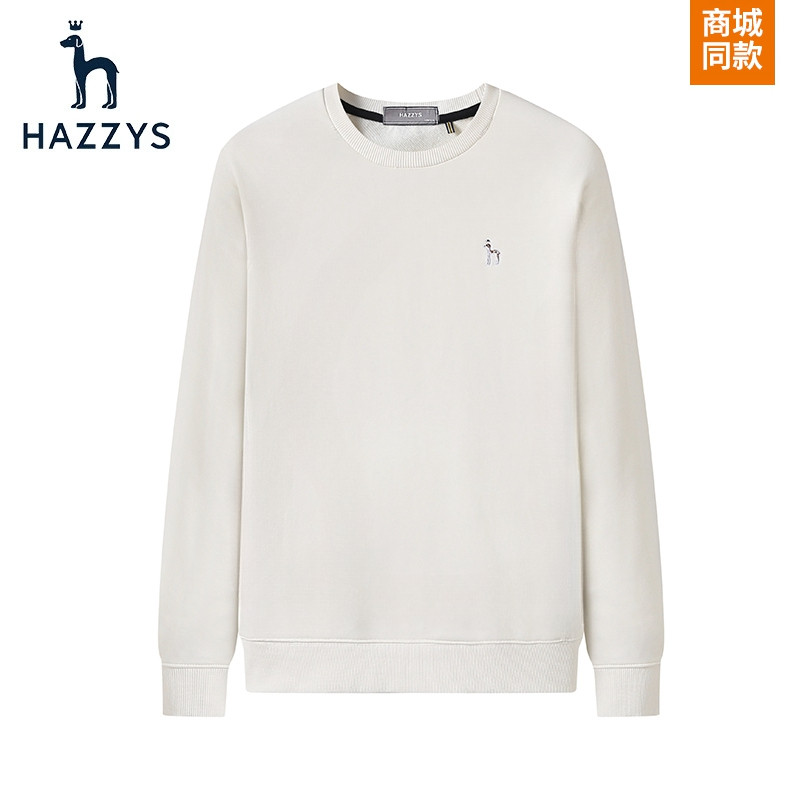 คลังสินค้าพร้อมเสื้อกันหนาว Hazzy Haggis คุณภาพสูงเสื้อสวมหัวคอกลมลําลองแขนยาวด้านบน 1023