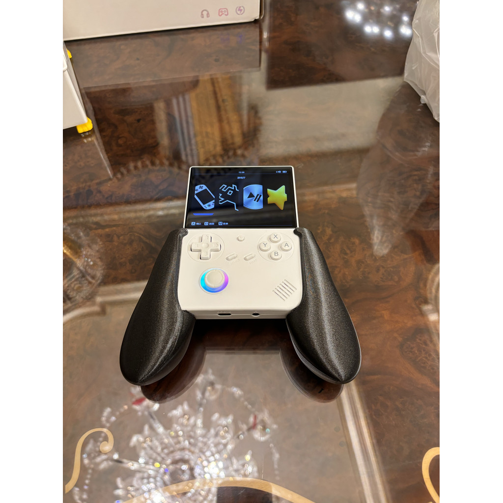 สําหรับ ANBERNIC RG40XXV Handle Grip สําหรับ RG40XXV Fighting Grip 3D พิมพ์ Grip Hand Enhancement อุ