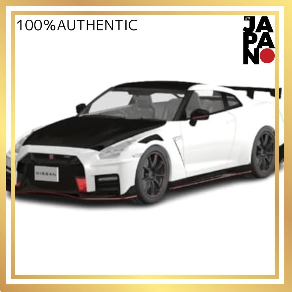 【Direct from Japan】Aoshima Bunka Kyozaisha 1/24 Rakupla Snap Car Series No.02-BW R35 NISSAN GT-R NISMO Special edition 2022 Brilliant White Pearl โมเดลพลาสติกรหัสสี (รถยนต์)