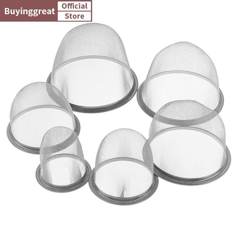 Tst Reusable สแตนเลสตาข่ายชา Infuser กรองกาน้ําชาใบชาเครื่องเทศกรอง SG