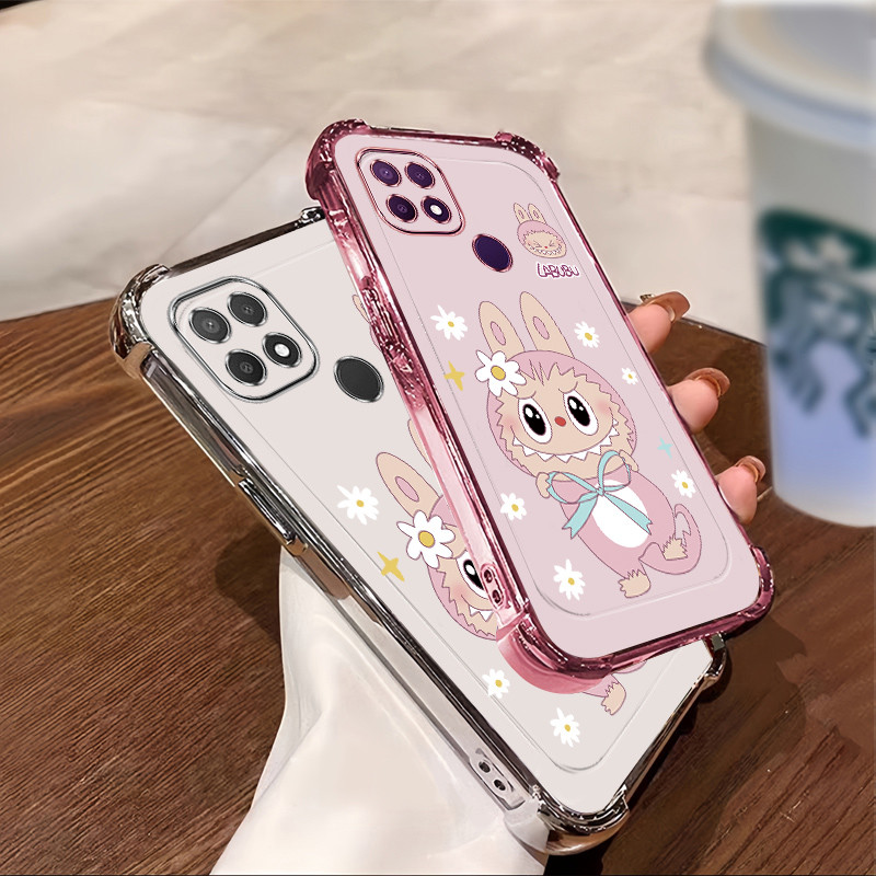 เคส OPPO A15 A15S A35 เคสโทรศัพท์ซิลิโคน ป้องกันสี่มุม HDTZ