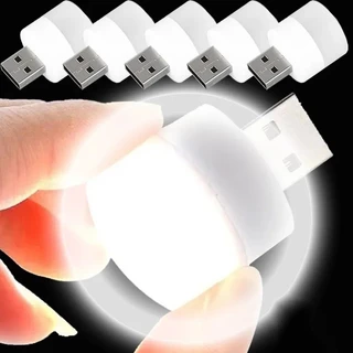 ไฟกลางคืนแบบเสียบปลั๊ก USB ขนาดเล็ก - โคมไฟอ่านหนังสือประหยัดพลังงาน - ไฟบรรยากาศแบบพกพา - LED ป้องกันดวงตากลางคืนขนาดเล็ก