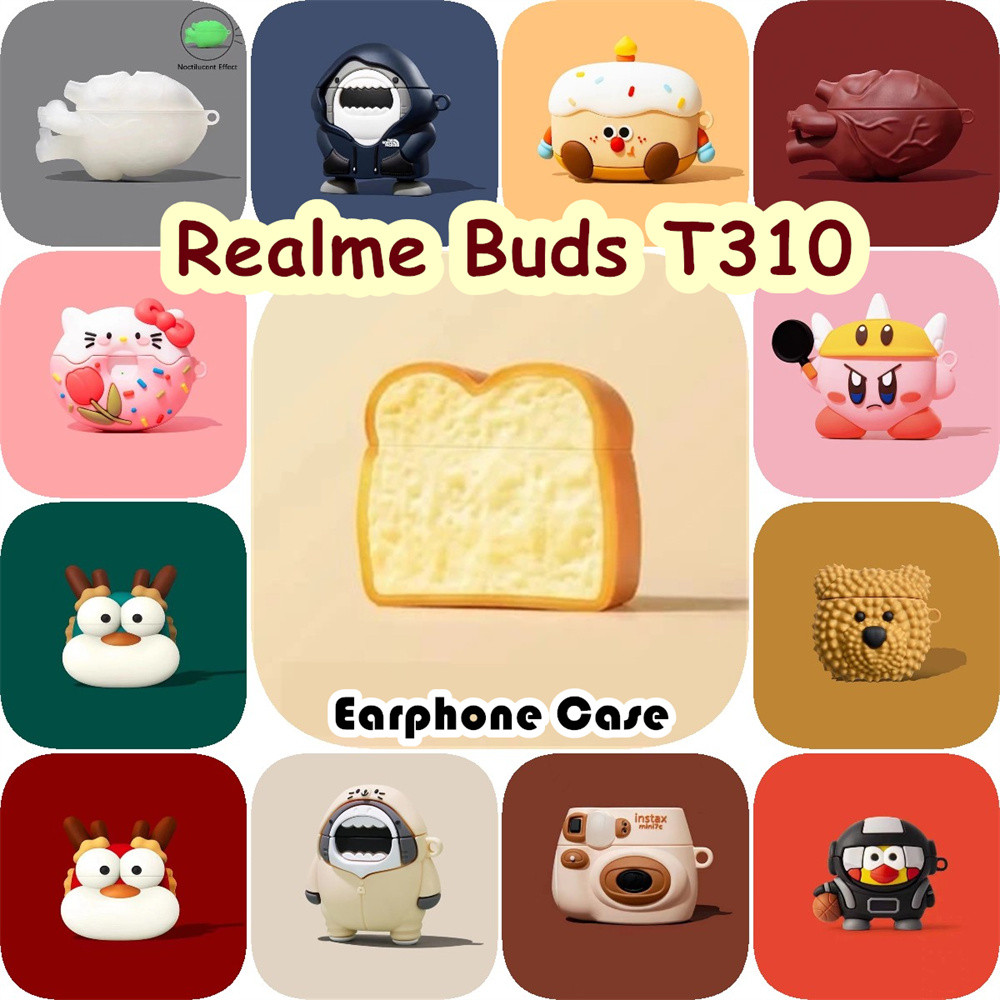 【Case Home】นําไปใช้กับ Realme Buds T310 เคส Case เคสหูฟัง การ์ตูนตลก ซิลิโคนนุ่ม เคส เคสหูฟัง NO.3