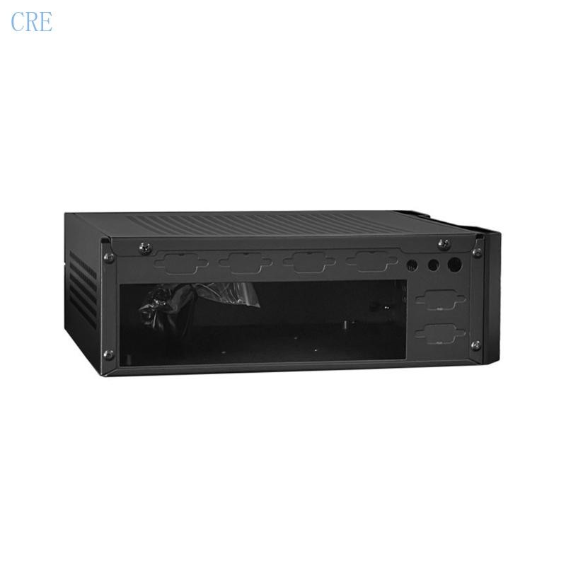 Cre MX02 Mini Desktop Case Mini ITX Chassis HTPC PC Case สําหรับผู้ที่ชื่นชอบคอมพิวเตอร์