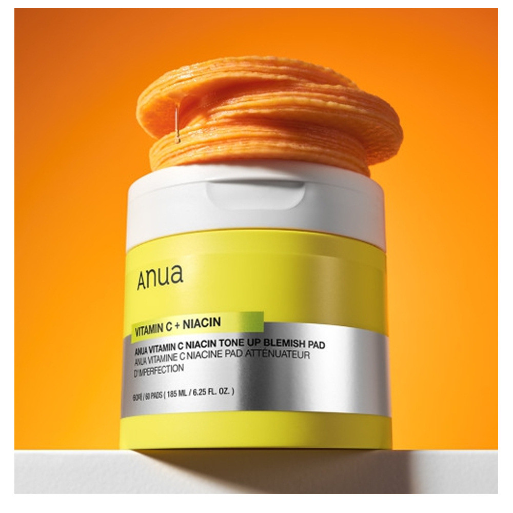 Anua Vitamin C Niacin Tone Up Blemish Pad 60 แผ่น