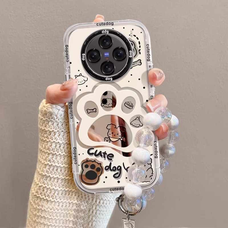 สําหรับ VIVO x200 Pro X100 ultra X90 X80 X70 เคสโทรศัพท์สุนัข Claw กระจกถุงลมนิรภัยกรณีป้องกันกรณี ราคา ถูกที่สุด ดีลบีเคเค แกลเลอรีภาพที่ 5