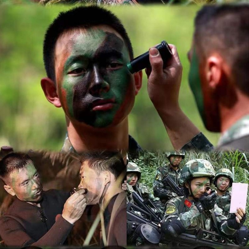 ONE 3 ชิ้น Face Body Paint Stick สําหรับผู้ใหญ่เด็กกันน้ํา Face Paint Stick สําหรับซอฟท์บอลฟุตบอลเบส