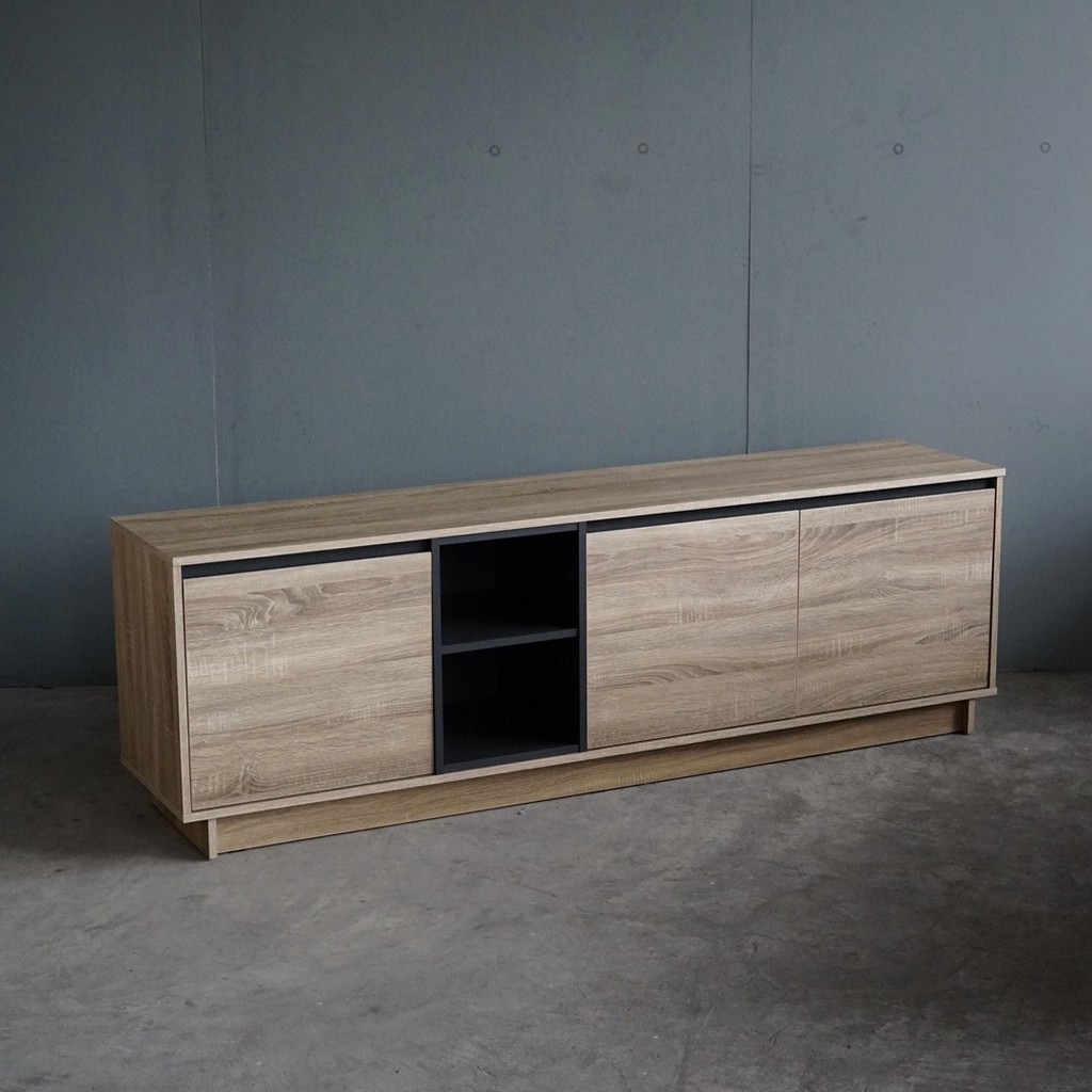 Inhome furniture ชั้นวางทีวี บานปิด Soft-Close W180×D40×H58 รุ่น TV-1819