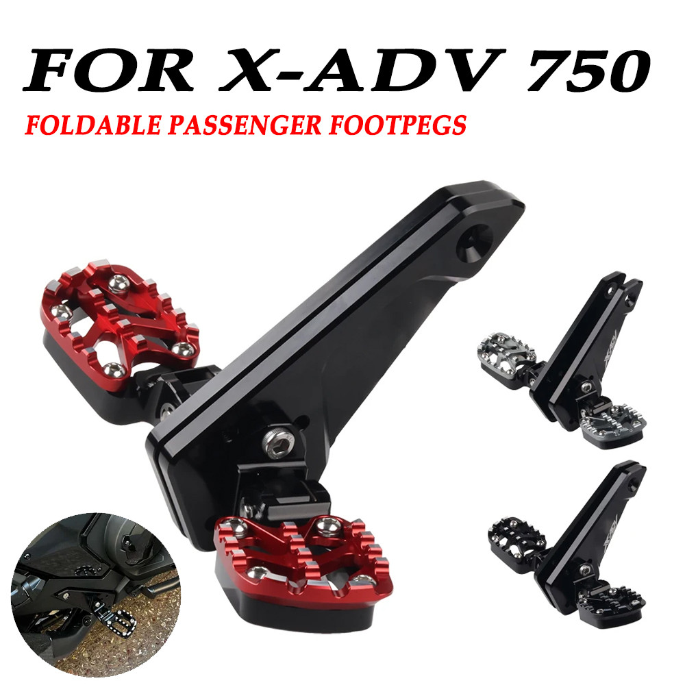 อุปกรณ์เสริมรถจักรยานยนต์สําหรับhonda X-ADV 750 XADV750 X-ADV 750 2021- 2023 2024 พับผู้โดยสารพักเท้