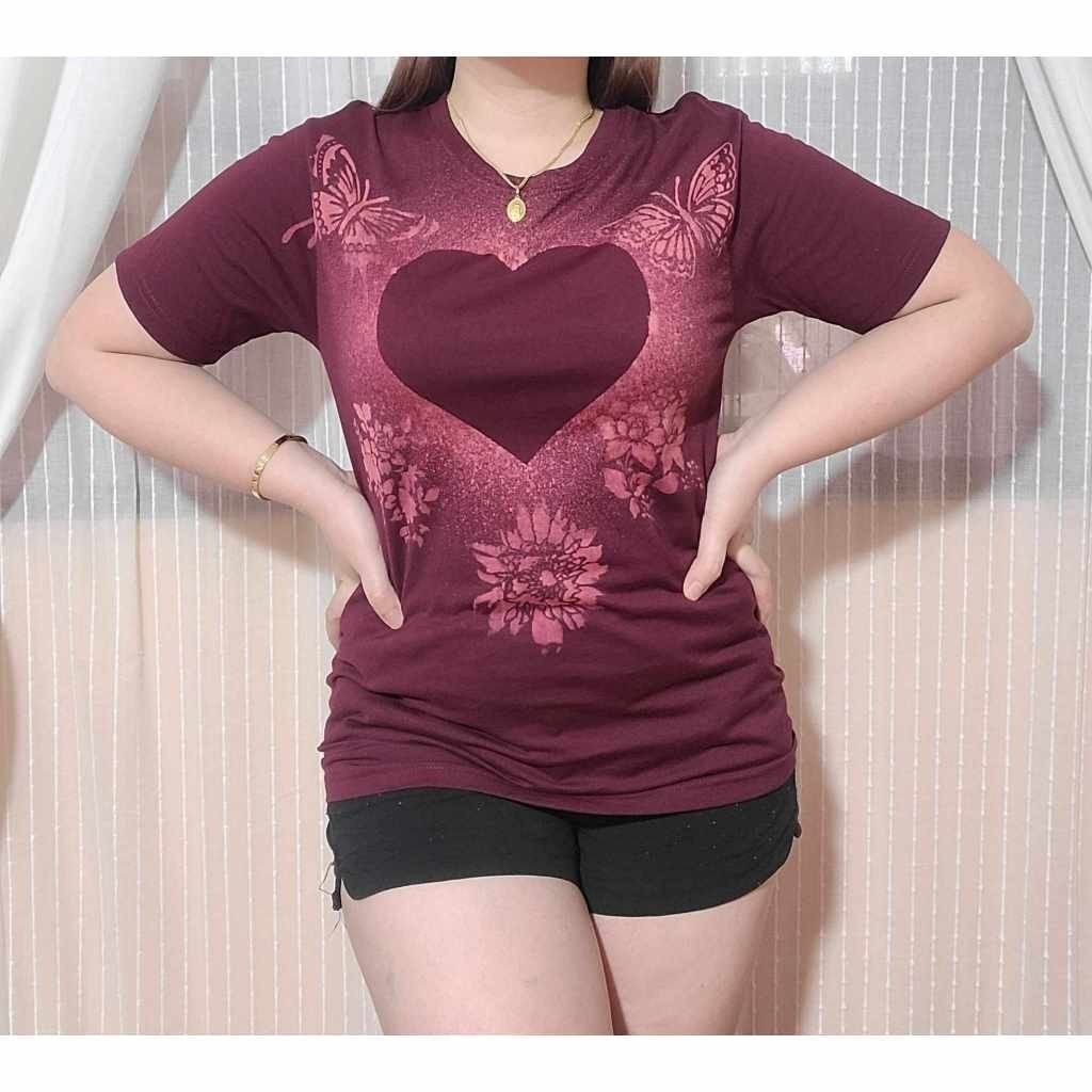 Tie Dye Shirt - 100% Cotton Hanes - Code FB - Round neck 2024 Women's New Casual Comfortable T-shirt