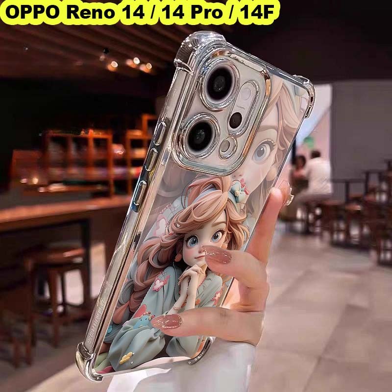 เคสOPPO Reno 15 Pro 15F 14 Pro 5GเคสOPPO Reno14 Pro Reno14Pro 14F Reno14F 5G 2025 กรณีนุ่มกันกระแทกโ
