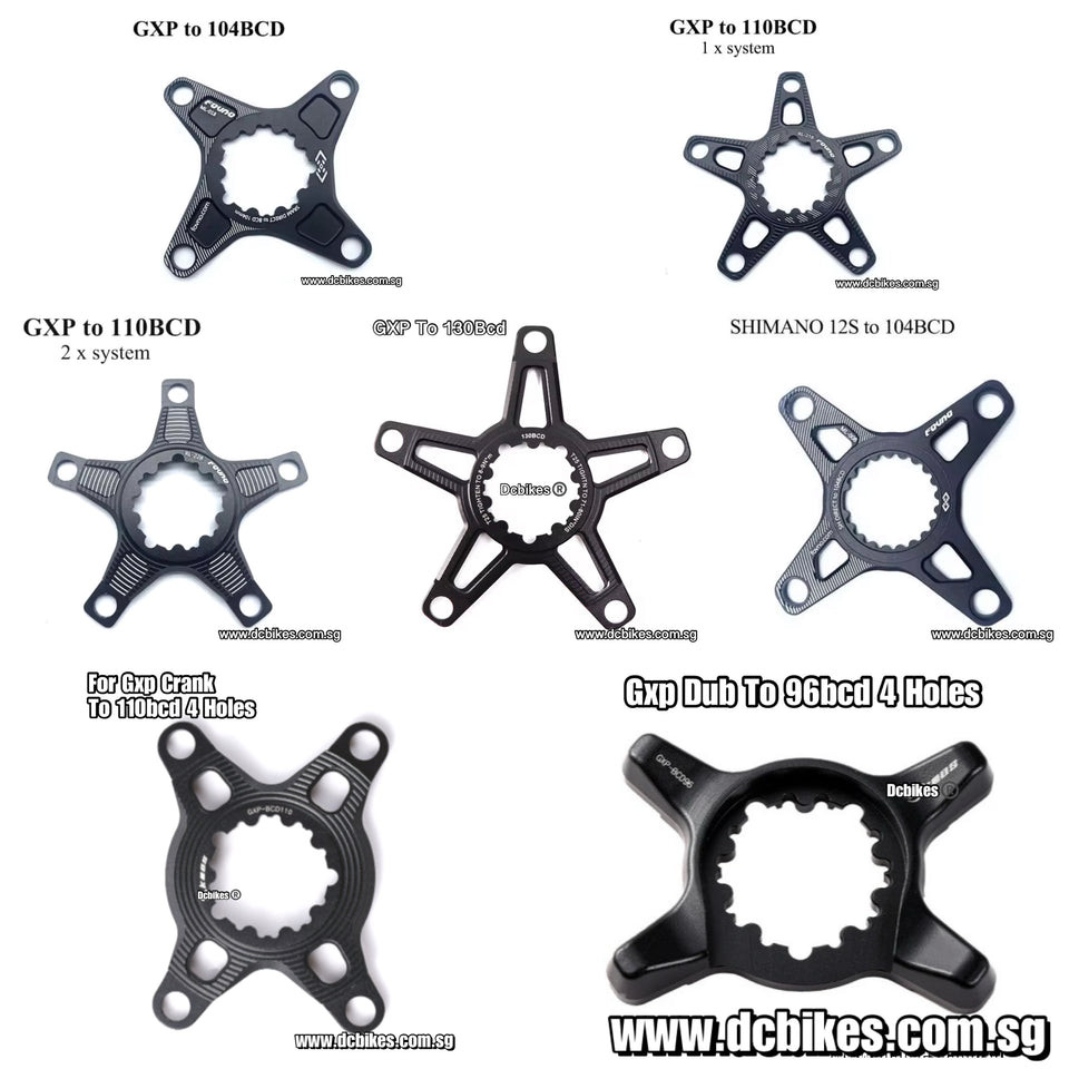 Direct Mount Crank Arm Spider สําหรับอะแดปเตอร์แปลง Sram GXP DUB Shimano