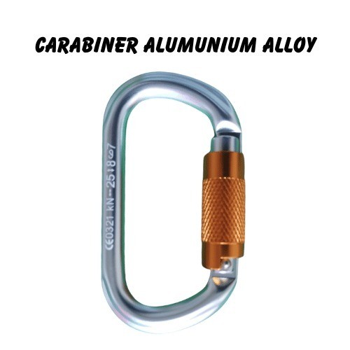 Carabiner Autolock รูปไข่อัลลอยด์ 25 kN Climbing ไม่ใช่ Xinda