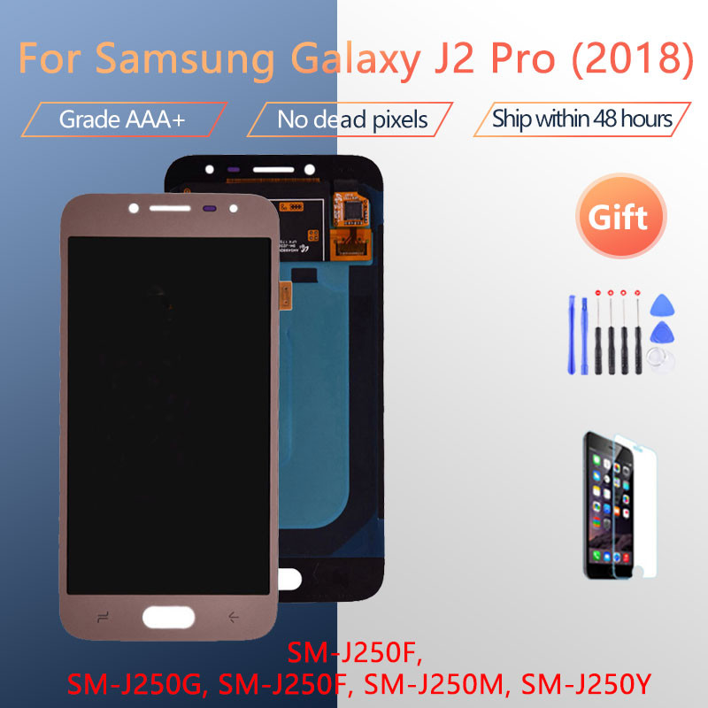 สําหรับ Samsung Galaxy J2 Pro 2018 J250F, J250G, J250F, J250M, J250Y จอแสดงผล LCD Touch Screen Digit