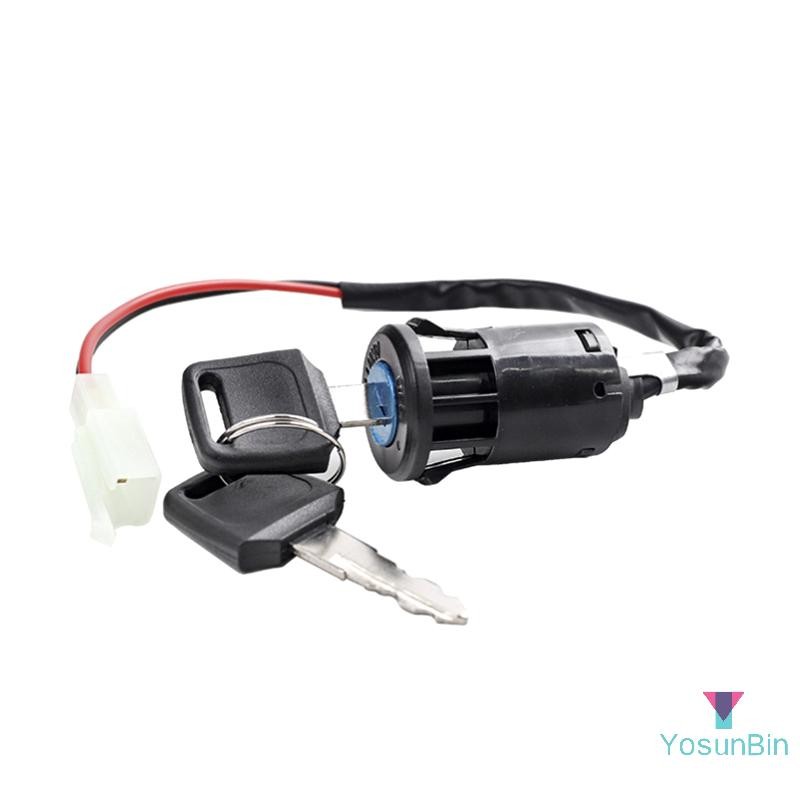 YosunBin] Moped Key 2 Wire 28mm Hole ATV Dirt Bike Accessory มอเตอร์ไซค์ไฟฟ้า Go-Kart On/Off Tool ใหม่ - รูปที่ 2